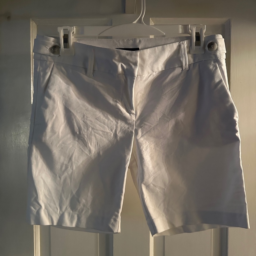 Willi Smith White Bermuda Shorts